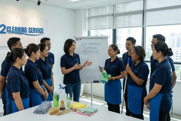 22 Cleaning Service team training